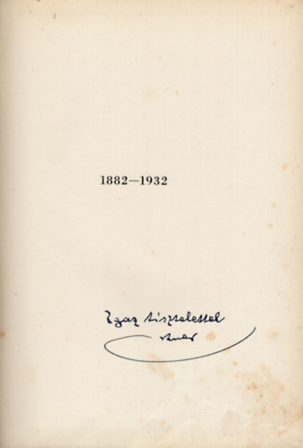 Kner Izidor - Flvszzad mesgyjn 1882-1932- dediklt