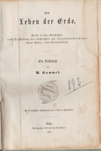 U. Hummel - Das Leben der Erde (nmet) (1870)