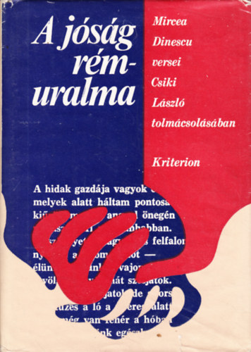 Mircea Dinescu - A j�s�g r�muralma. Versek