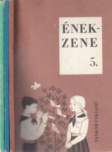 Lugossy Magda, Petneki Jenő, Péter József - 3 db ének-zene tankönyv az általános iskolák 5.-6.-8. osztálya számára