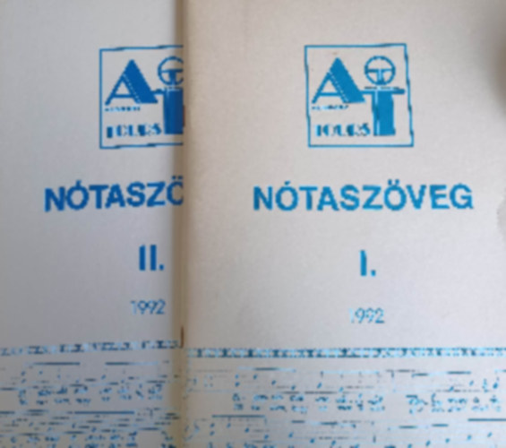 Nótaszöveg I-II. 1992