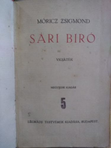 Mricz Zsigmond - Sri br + Falu (Egybektve)