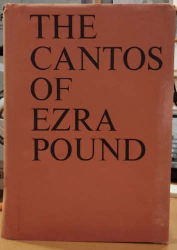 New Directions Book, Ezra Pound - The Cantos of Ezra Pound