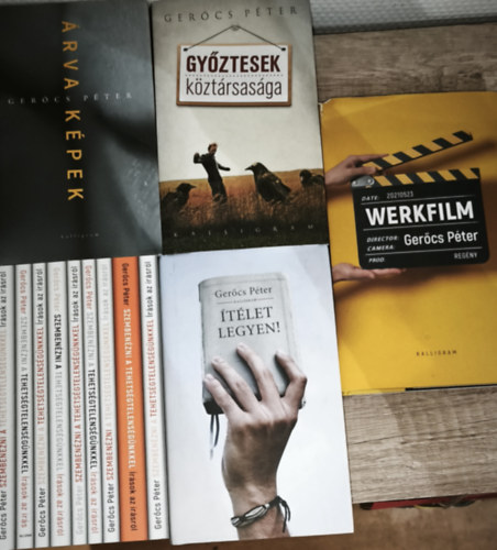 Gerőcs Péter - 5db Gerőcs Péter könyv - Szembenézni a tehetségtelenségünkkel, Ítélet legyen!, Győztesek köztársasága, Árvaképek, Werkfilm