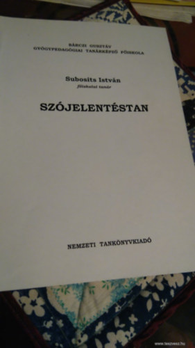 Subosits Istvn - Szjelentstan