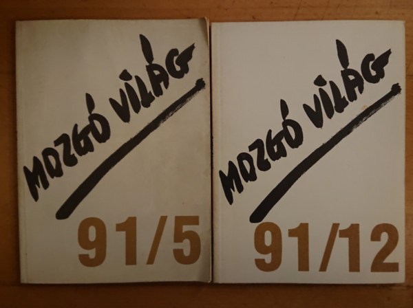 2 Mozg Vilg c. folyirat 1991-bl: 1991/5 + 1991/12
