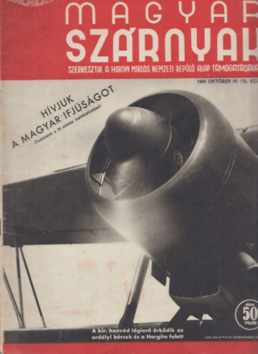 J�nosy Istv�n (szerk) - Magyar Sz�rnyak 1940 okt�ber 15. (12. sz�m)