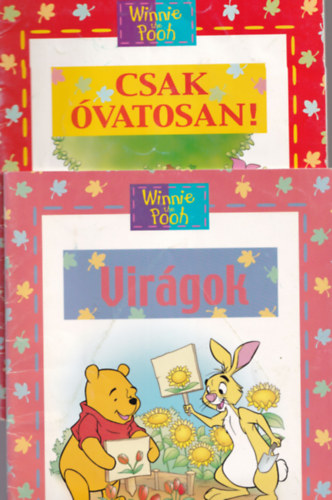 Makay Lszl - 7 db Winnie the Pooh (Micimack) fzet: A szivrvny sznei - Ellenttek vilga - Mennyi az id? - Vetemnyeskert - Barangols a formk birodalmban - Apr-csepr erdlakk - Szljon a muzsika!