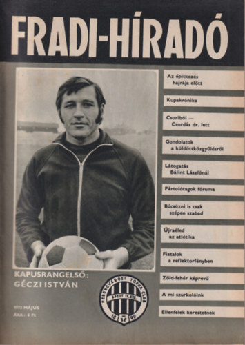 Vrszegi Jnos (szerk.) - Fradi-hrad 1973 mjus