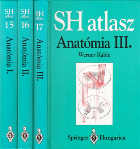 Helmut Leonhardt, Werner Kahle, Werner Platzer - SH Atlasz - Anatmia I-III.