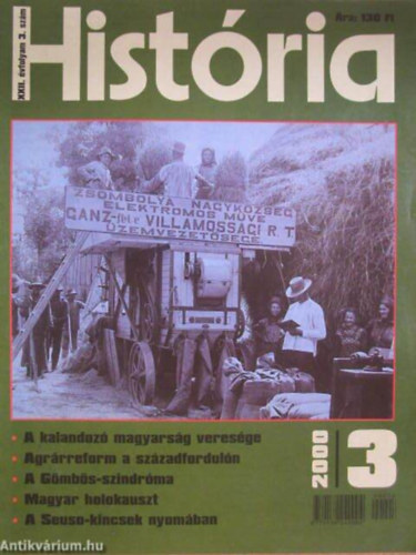 Hist�ria 2000/3 (XXII. �vfolyam 3. sz�m)