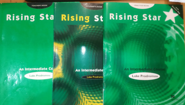 Luke Prodromou - 3 db Rising Star An Intermediate Course: Practice Book with Answer Key + Student's Book + Teacher's Book