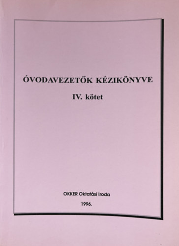 vodavezetk kziknyve IV.