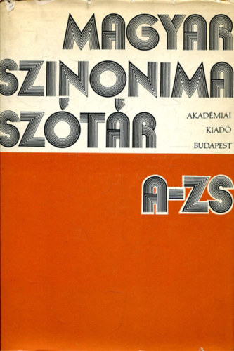 O. Nagy Gábor- Ruzsiczky Éva - Magyar szinonima szótár