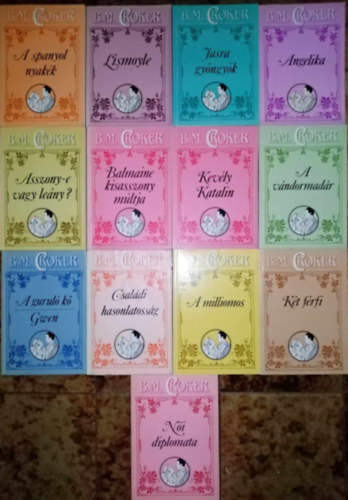 B. M. Croker (Bithia Mary Croker) - B. M. Croker romantikus knyvcsomag  (13 db kronolgiai sorban) A spanyol nyakk / Lismoyle / Jasra gyngyk / Angelika / Asszony-e vagy leny? / Balmaine kisasszony mltja / Kevly Katalin / A vndormadr / A gurul k - Gwen / Csaldi