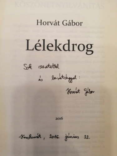 Horvt Gbor - Llekdrog