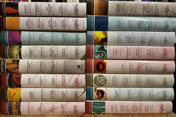 Anthony Horowitz - Lucy Diamond - Michael Koryta - Jeffrey Stepakoff, Oliver Harris . Linda Francis Lee . Michael Palmer . Anna Hope, Rosenfelt-Sparks-Ridpath-Lukas, Joseph Finder . Martina Reilly - 16 db Reader"s Digest ktet