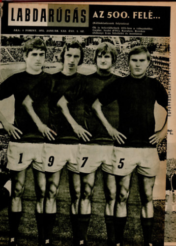 Hoffer Jzsef  (szerk) - Labdargs 1975. XXI. vfolyam (teljes)