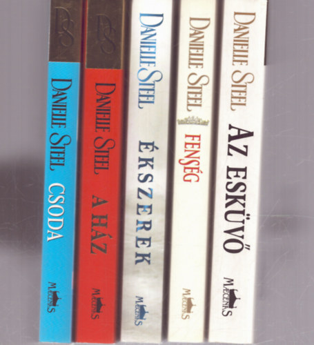 Steel Danielle - 5 db Danielle Steel romantikus regny: Az eskv - Fensg - kszerek - A hzu - Csoda