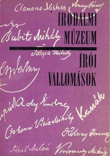 Tbis ron (szerk.) - ri vallomsok (Irodalmi Mzeum)