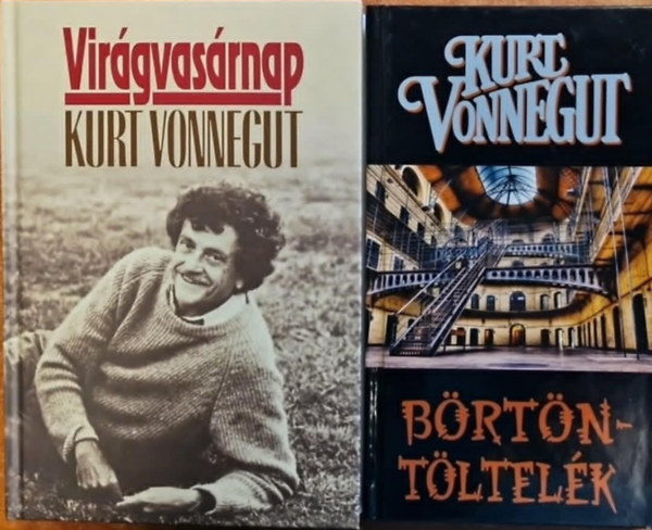 Kurt Vonnegut - 2db Kurt Vonnegut könyv :Börtöntöltelék- Virágvasárnap