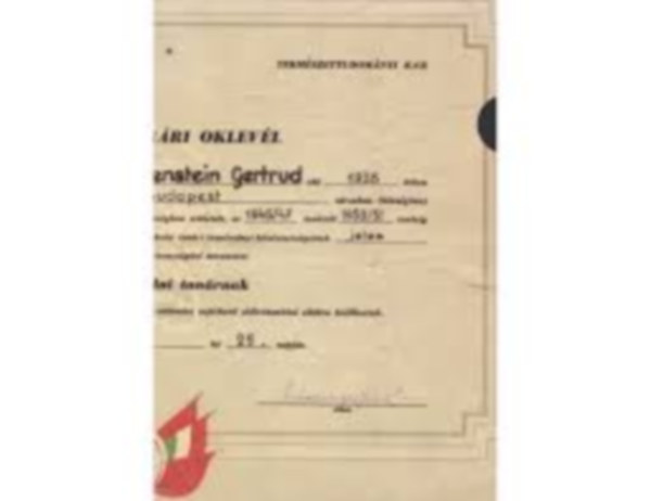 Horányi Annabella; Nyerges Katalin szerk. - Gerti - Hoffmann Gertrud 1928-1999
