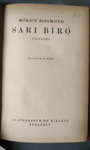 M�ricz Zsigmond - S�ri B�r�
