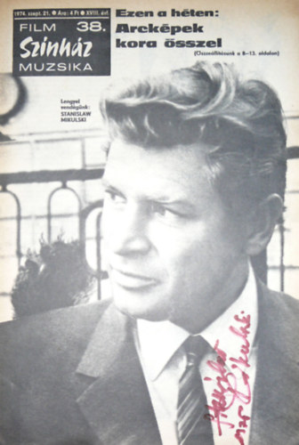 Hmori Ott (szerk) - Film Sznhz Muzsika XVIII. vfolyam 38. szm