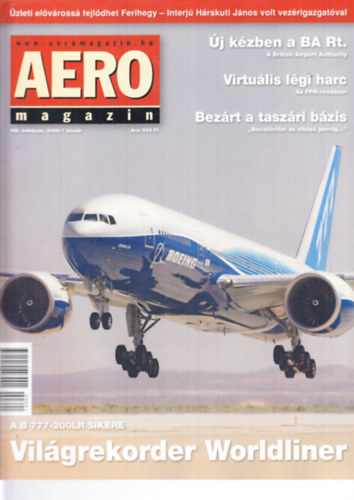 Sajtos Zoltn (szerk.) - Aero magazin 2006/1-tl  2007/1-ig, teljes vfolyam, lapszmonknt
