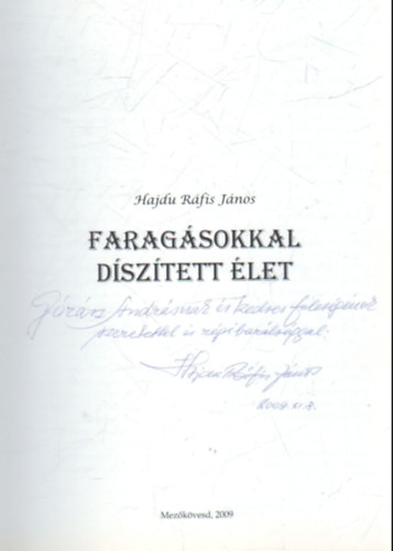 Hajd Rfis Jnos - Faragsokkal dsztett let