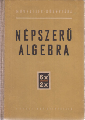 Varga Tamás - Népszerű algebra
