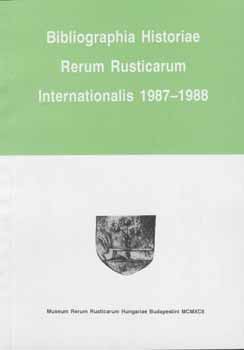 F. Vir�ny,Kurucz,Vez�r,F�ld - Bibliographia Historiae Rerum Rusticarum Internationalis 1987-1988.