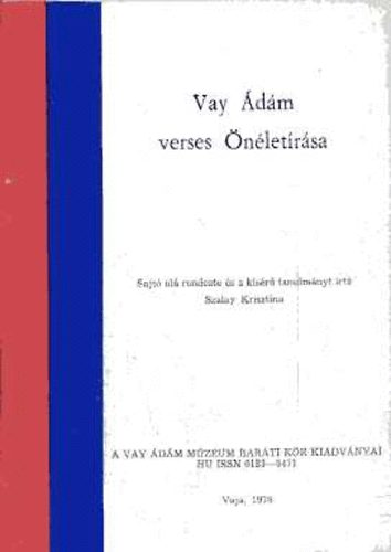 Vay Ádám verses Önéletírása