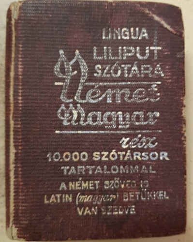 Altai Rezs (szerk.) - Schenk Liliput Zsebsztra Nmet-Magyar rsz (miniknyv)