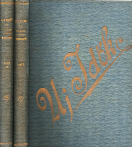 Herczeg Ferenc (szerk.) - j idk 1923 I-II. ktet (teljes vfolyam)