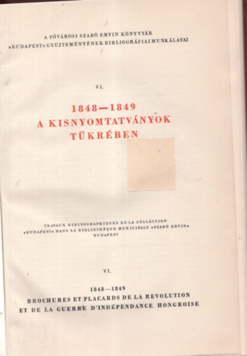 1848-1849 a kisnyomtatvnyok tkrben