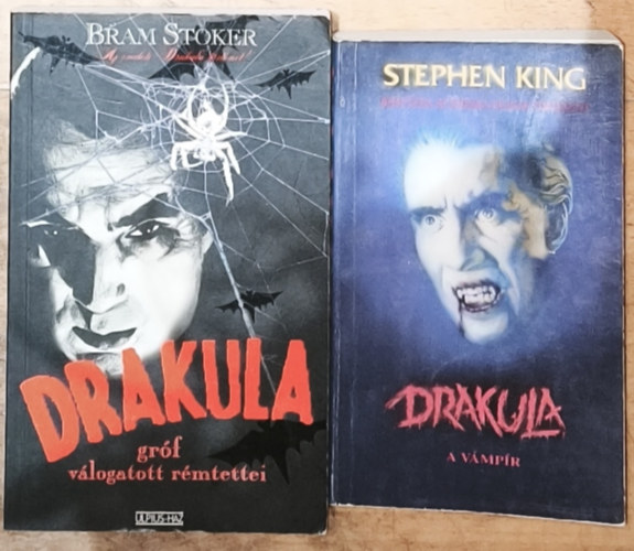 Stephen King, Bram Stoker - 2db Drakula regény - Stephen King-Drakula-A vámpír, Bram Stoker-Drakula gróf válogatott rémtettei