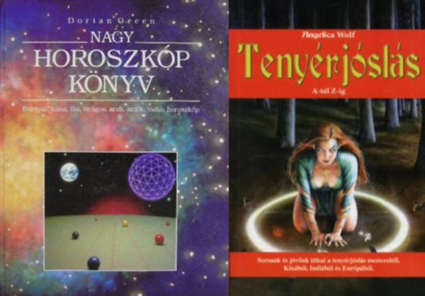 Dorian Green, Angelica Wolf - Nagy horoszkp knyv + Tenyrjsls A-tl Z-ig (2 m)