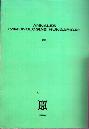 L. R�thy (szerk.) - Annales Immunologiai Hungaricae Vol. 23.