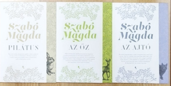 Szabó Magda - 3db Szabó Magda könyv - Pilátus, Az őz, Az ajtó