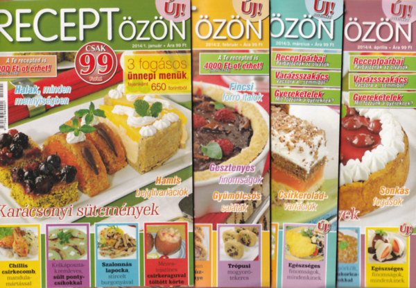 Receptzn 2014/1-12. szmok. - (teljes vfolyam)