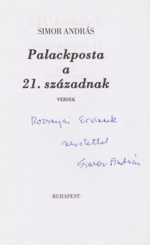 Simor Andrs (szerk.) - Palackposta a 21. szzadnak Z - fzetek /115