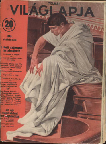 Tolnai Világlapja 40. évfolyam. 18. szám Budapest, 1938. április 27.