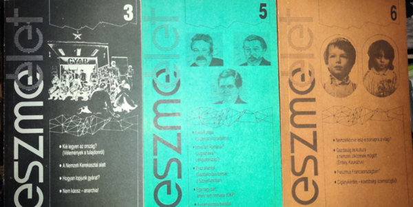 Tkei Ferenc (szerk.) - 3db m az Eszmlet c. kiadvnyokbl - Tkei Ferenc (szerk.)-Eszmlet/3.; Eszmlet/5.; Eszmlet/6.
