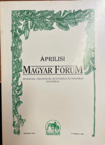 prilisi Magyar Frum - irodalmi, trsadalmi, kulturlis s politikai folyirat