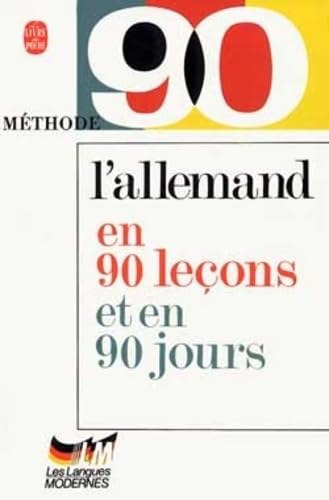 Alphonse Jenny - L'allemand en 90 le�ons et en 90 jours (N�met nyelvk�nyv francia nyelven)