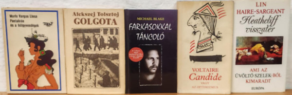 Lin Haire-Sargeant, Voltaire, A. Tolsztoj, Vargas Mario Llosa, Michael Blake - Nemzetkzi irodalmi knyvcsomag