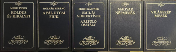 Dornbach Mria (szerk.), Katona Imre (szerk.), Molnr Ferenc, Mark Twain, Erich Kstner - Mra Klasszikusok knyvcsomag