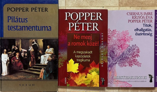 Dr. Csernus Imre - Dr. Kgys va - Dr. Popper Pter, Popper Pter - Pszicholgia knyvcsomag (3 ktet)