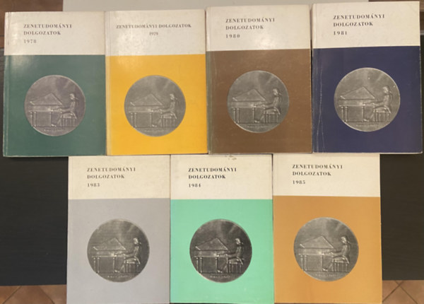 Domokos M�ria (szerk.), Berl�sz Melinda (szerk.) - 7 db k�nyv - Zenetudom�nyi dolgozatok 1978-1985 (1982 hi�nyzik) Zenetudom�nyi dolgozatok 1978, Zenetudom�nyi dolgozatok 1979, Zenetudom�nyi dolgozatok 1980, Zenetudom�nyi dolgozatok 1981, Zenetudom�nyi dolgozatok 1983, Zenetudom�nyi dolgozat